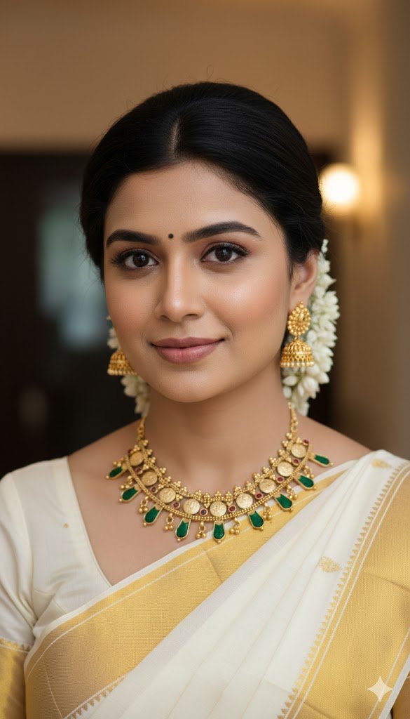 Kanakam Choker(green )