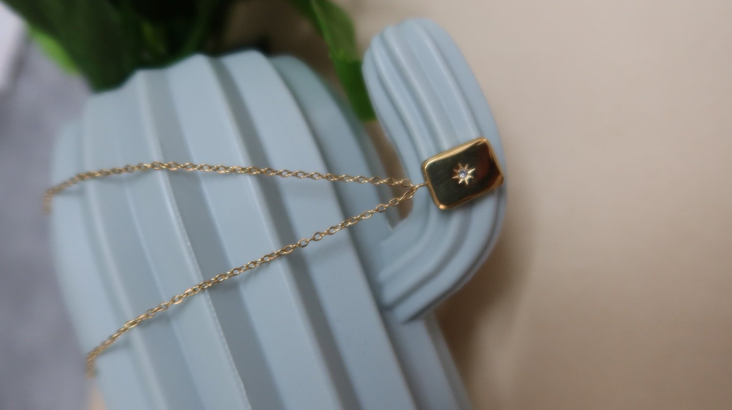 anti tarnish golden star pendant