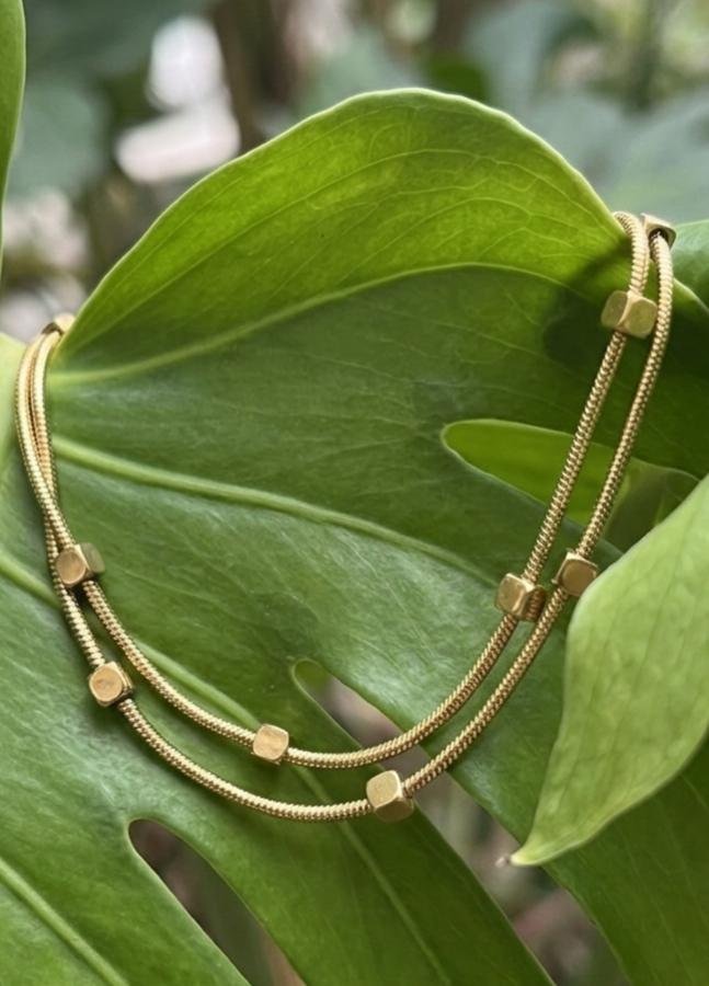 The Cubic flow anklet