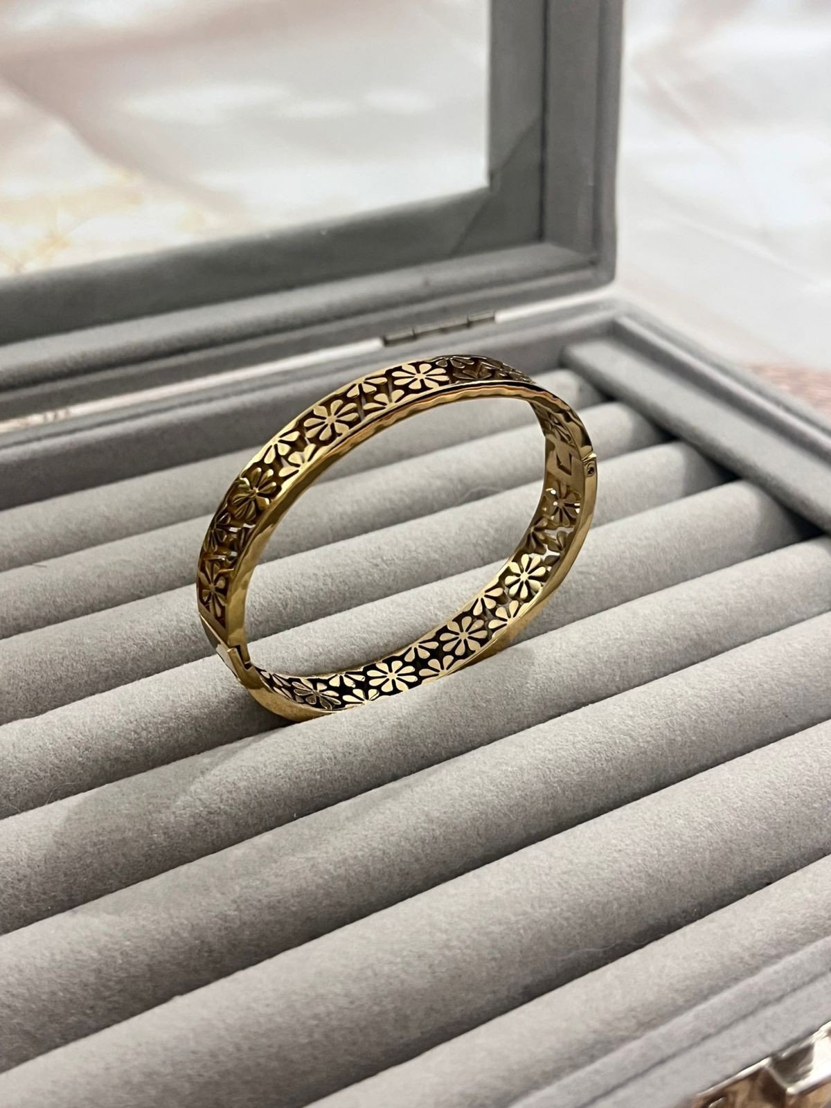 The Filigree Floral Band Baby Size