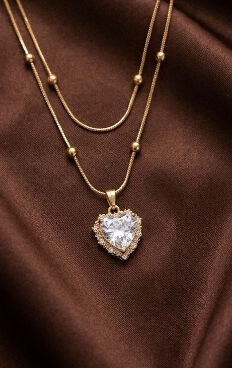 The Amara Heart Layered Necklace