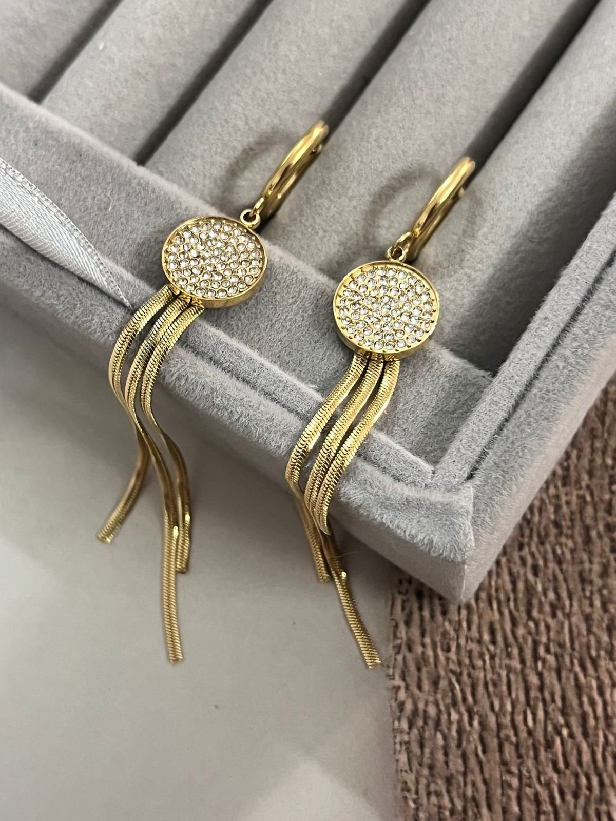 Luxe Gold plated Dazzling earrings