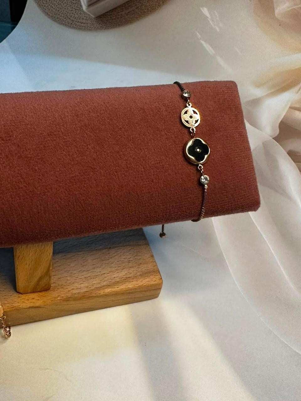 classic bracelet with stone charms