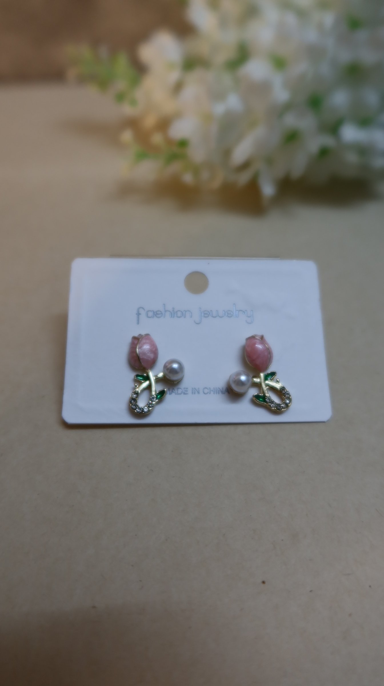 Rose Bud earring image 2