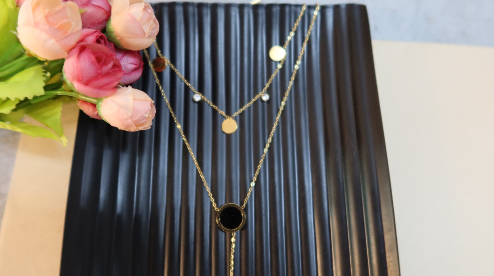 double layered charms pendant image 2