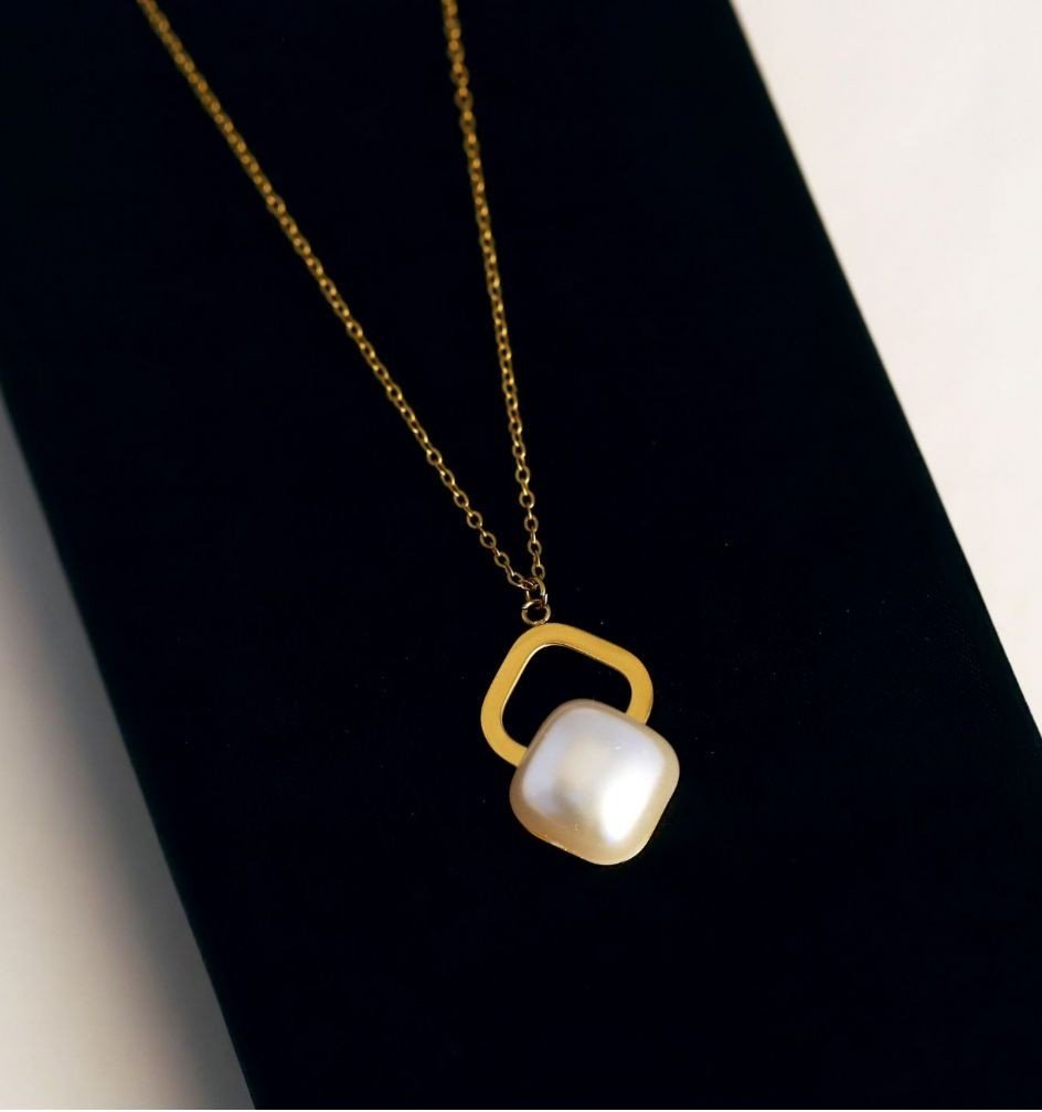 The Modern Pearl Drop Pendant image 2