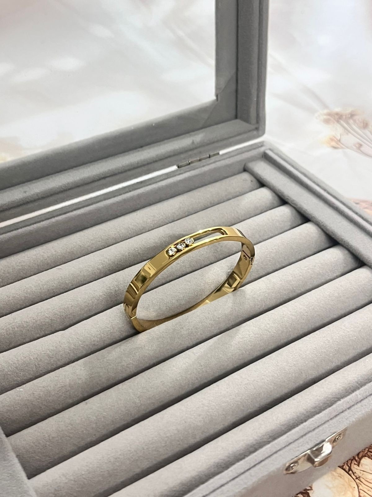 The Minimalist Sparkle Bangle Baby Size image 3