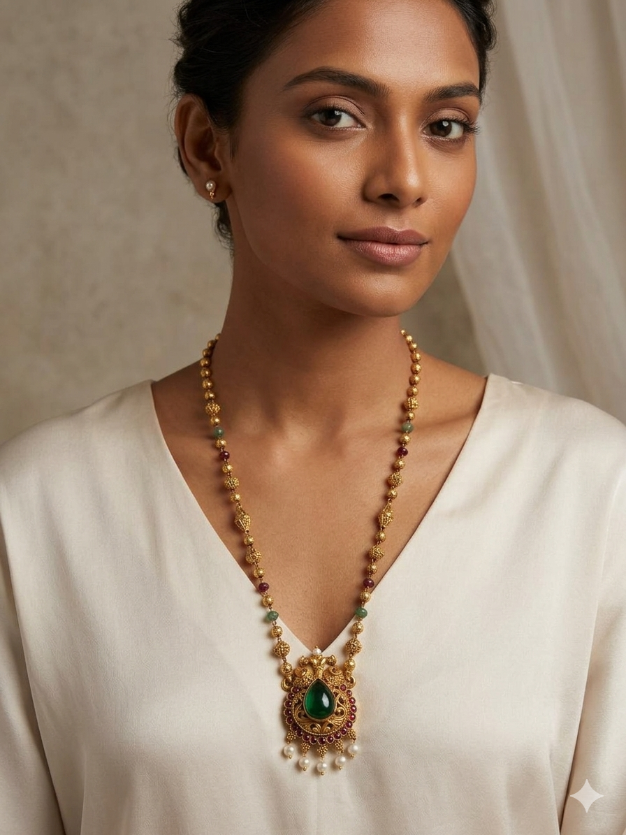 The Regal Avni Pendant Set image 3
